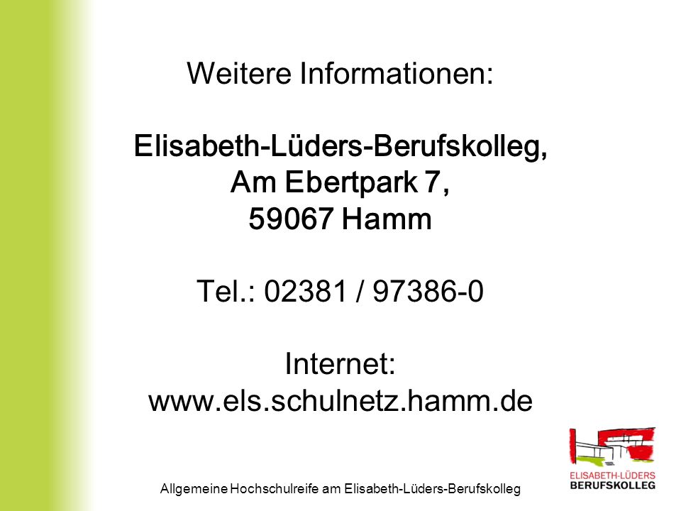 Elisabeth-Lüders-Berufskolleg,