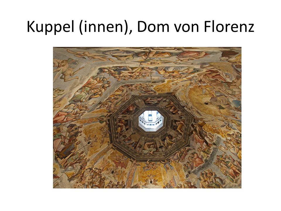 Kuppel (innen), Dom von Florenz
