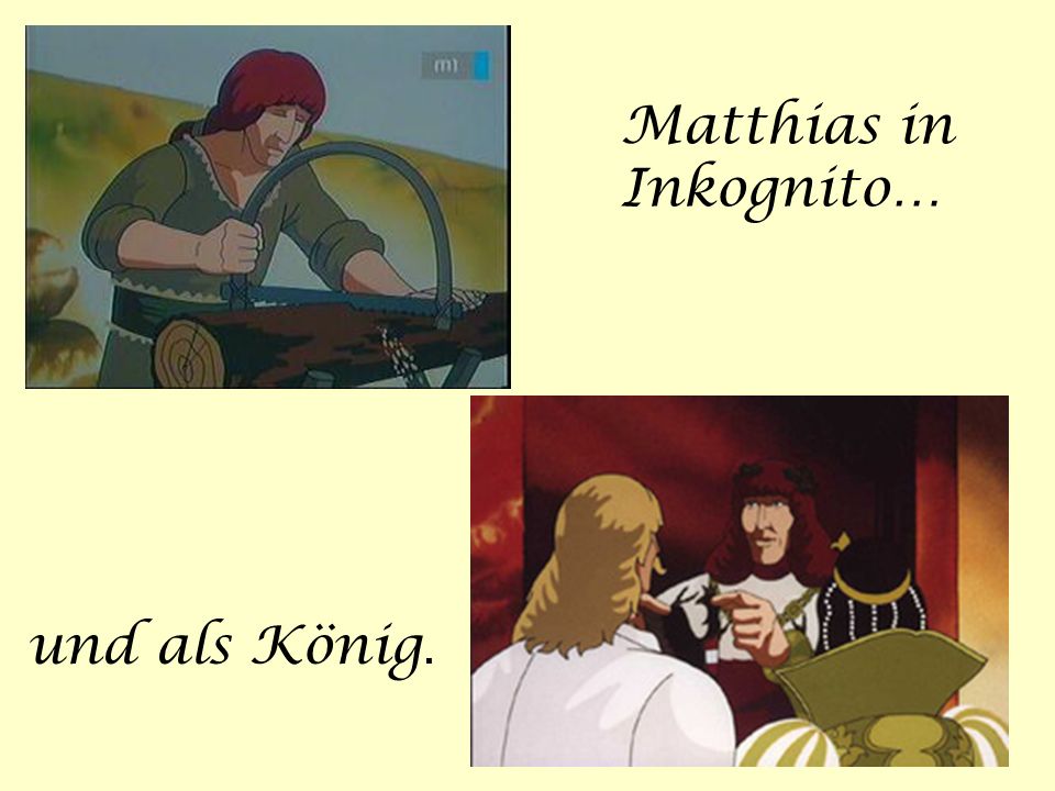 Matthias in Inkognito…