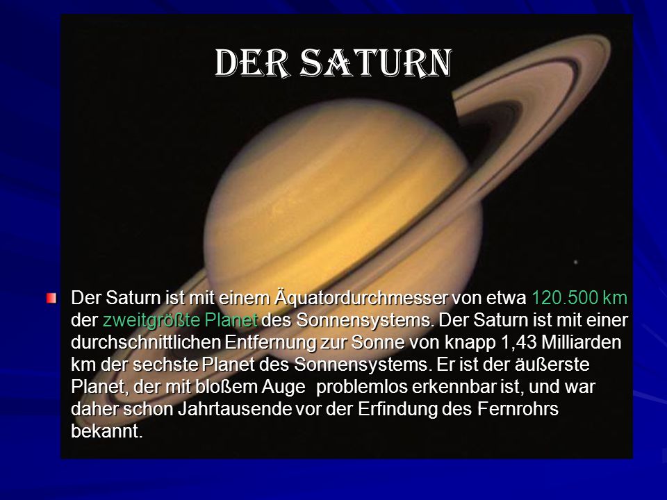 Der Saturn