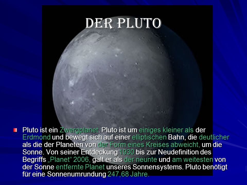 Der Pluto