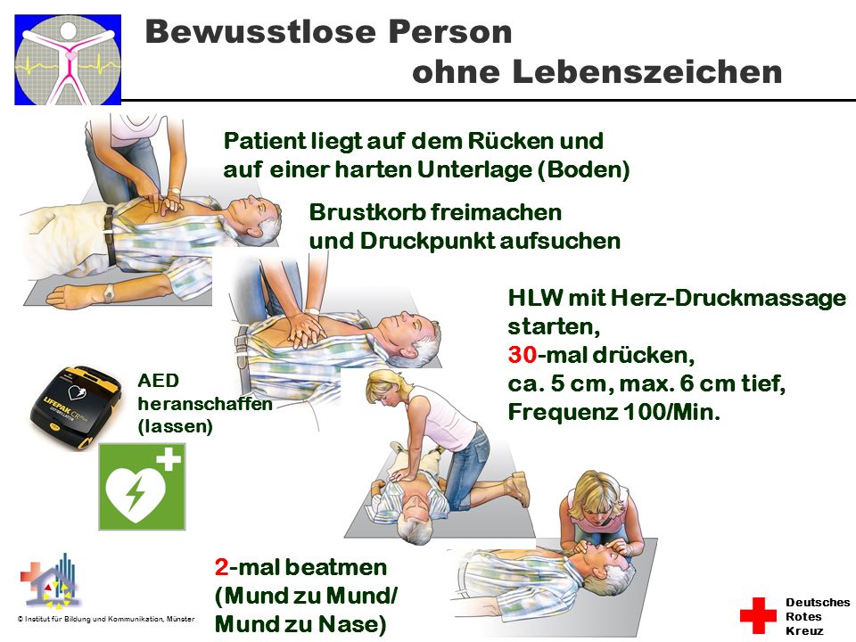 Bewusstlose Person ohne Lebenszeichen Patient liegt auf dem Rücken und