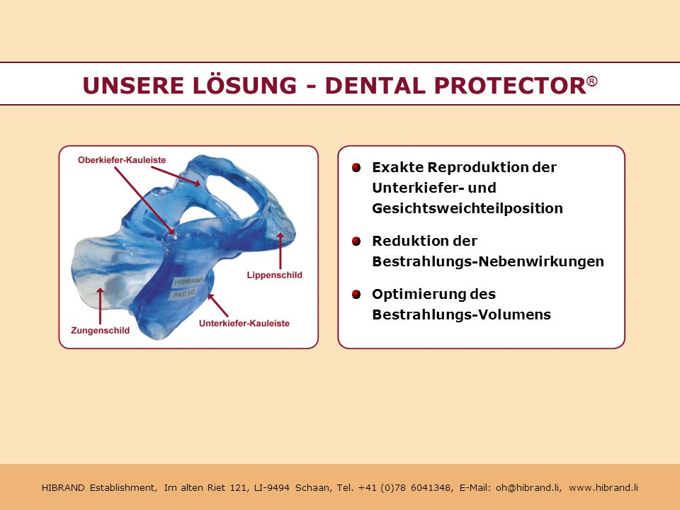 UNSERE LÖSUNG - DENTAL PROTECTOR®