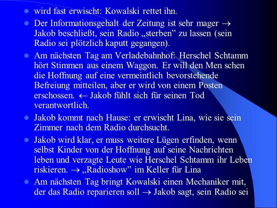 wird fast erwischt: Kowalski rettet ihn.