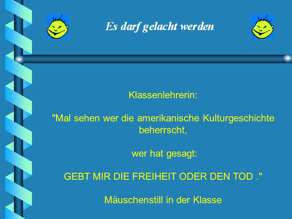 Mal sehen wer die amerikanische Kulturgeschichte beherrscht,