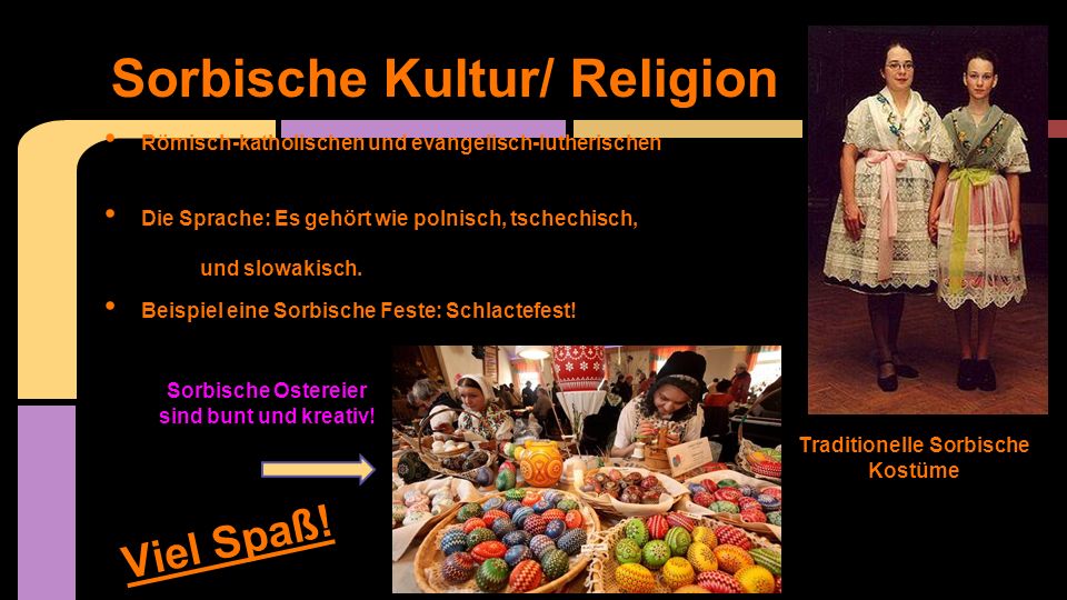 Sorbische Kultur/ Religion