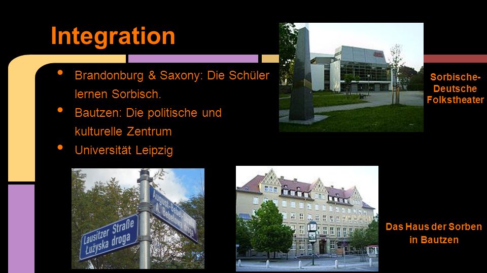 Integration Brandonburg & Saxony: Die Schüler lernen Sorbisch.