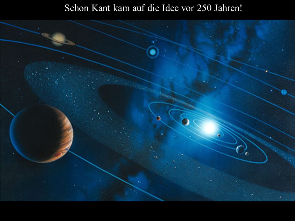 Schon Kant kam auf die Idee vor 250 Jahren!