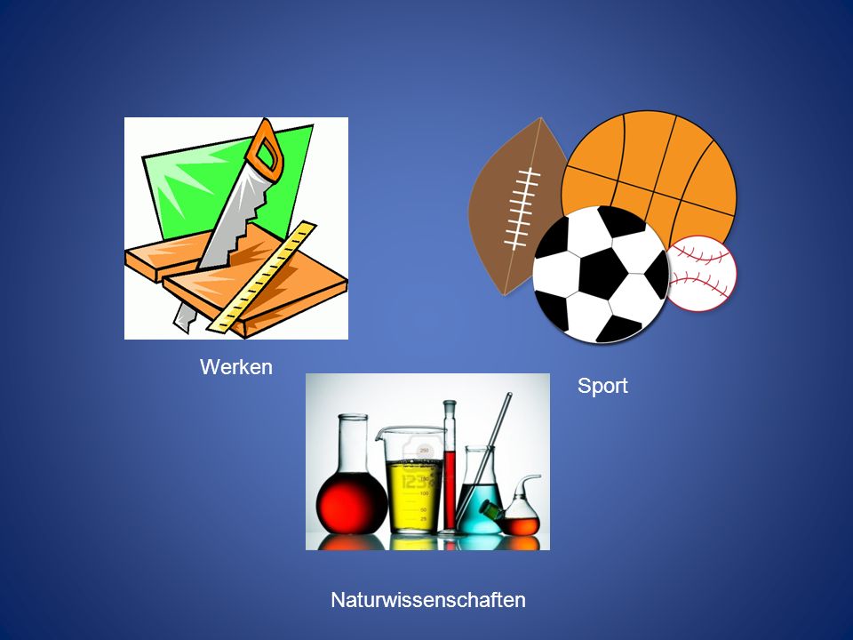 Werken Sport Naturwissenschaften