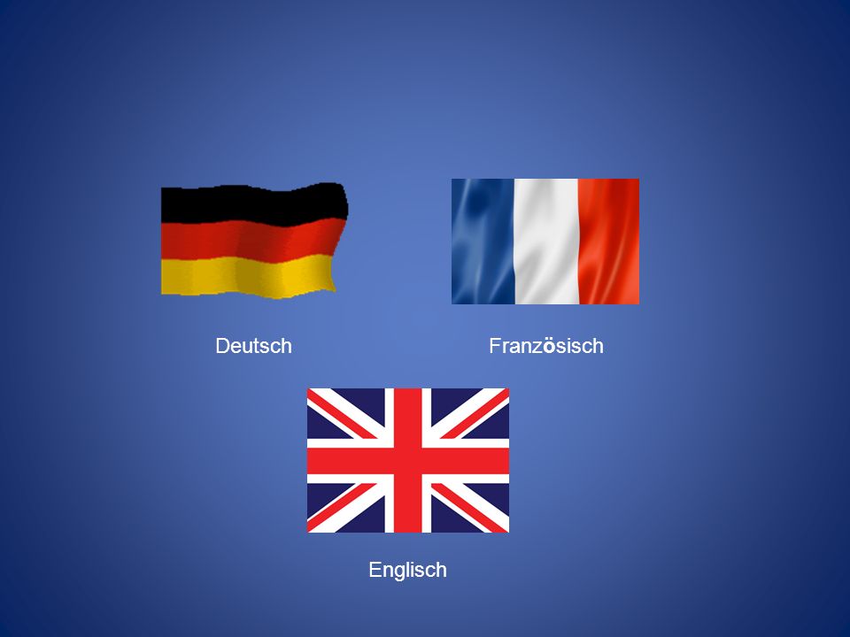 Deutsch Französisch Englisch