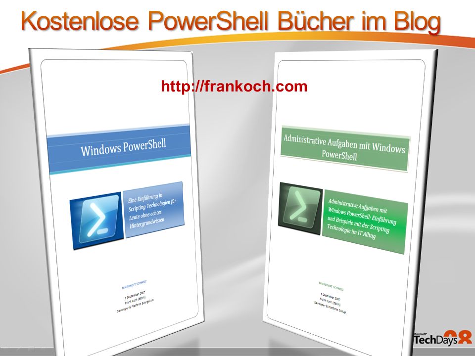 Kostenlose PowerShell Bücher im Blog