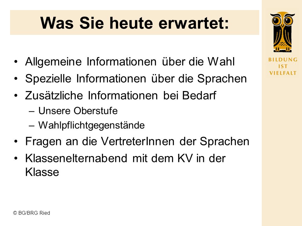 Was Sie heute erwartet: