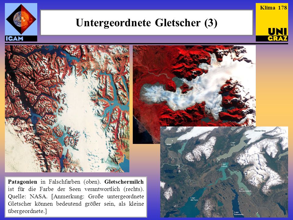Untergeordnete Gletscher (3)