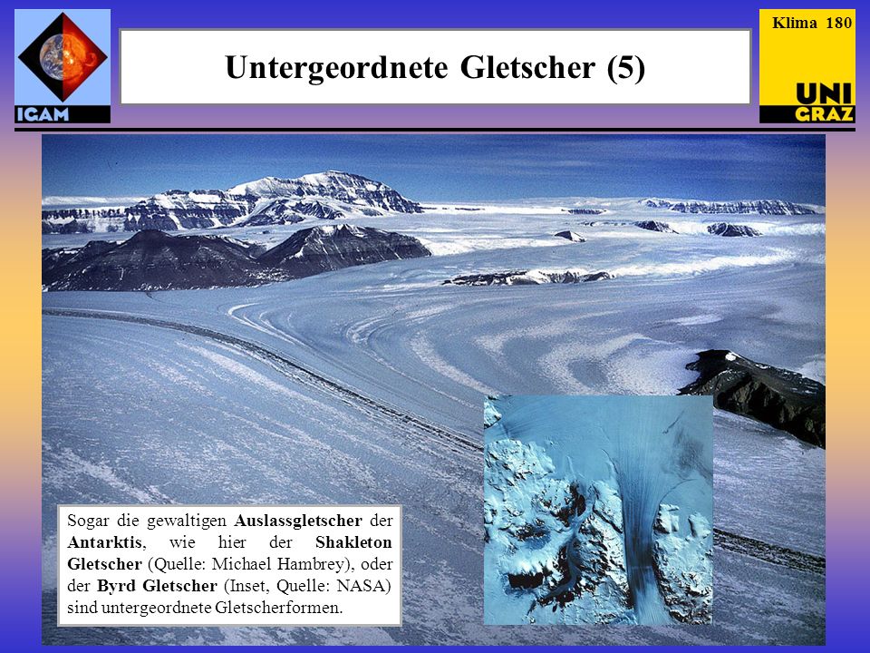 Untergeordnete Gletscher (5)