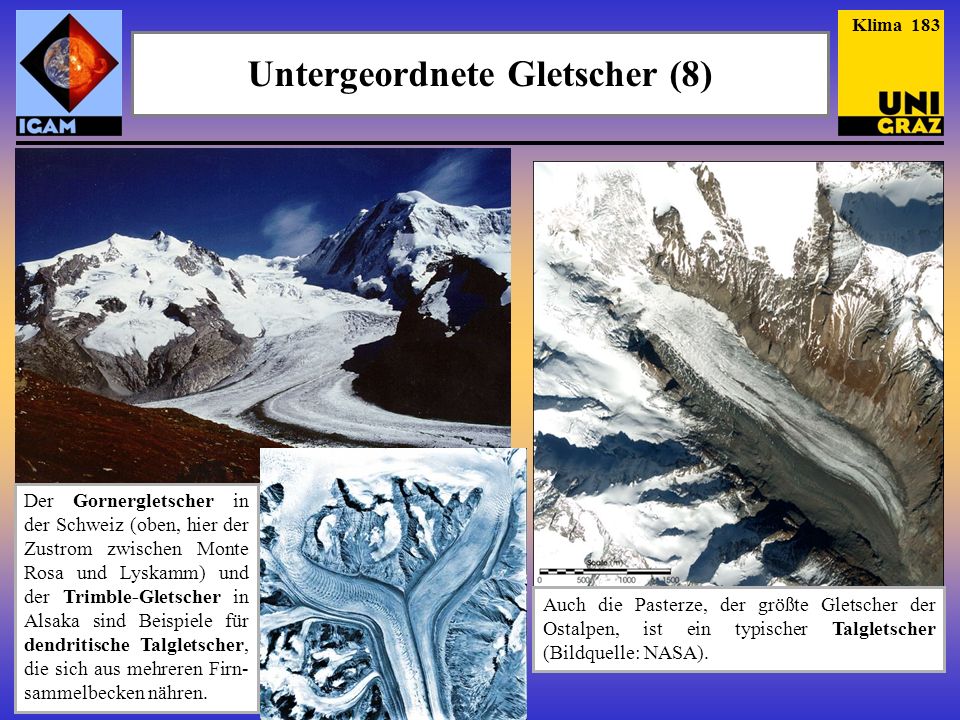 Untergeordnete Gletscher (8)