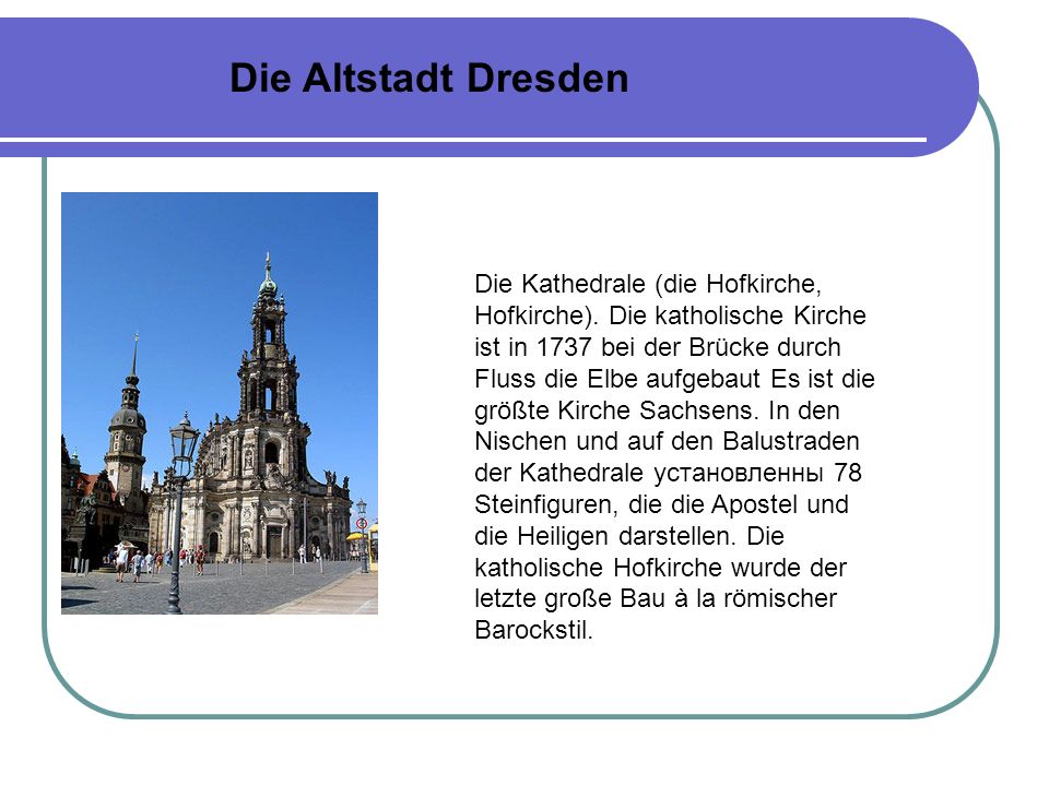 Die Altstadt Dresden