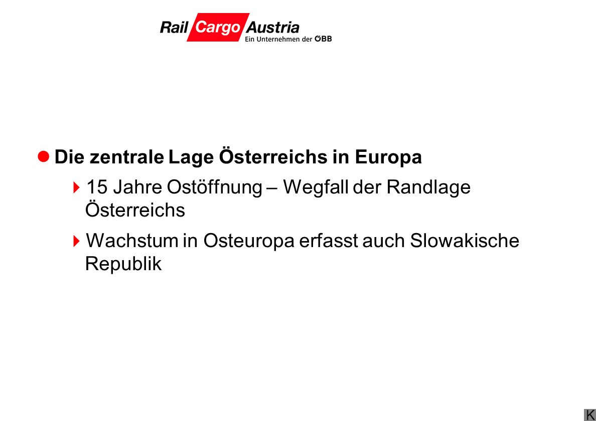 Die zentrale Lage Österreichs in Europa