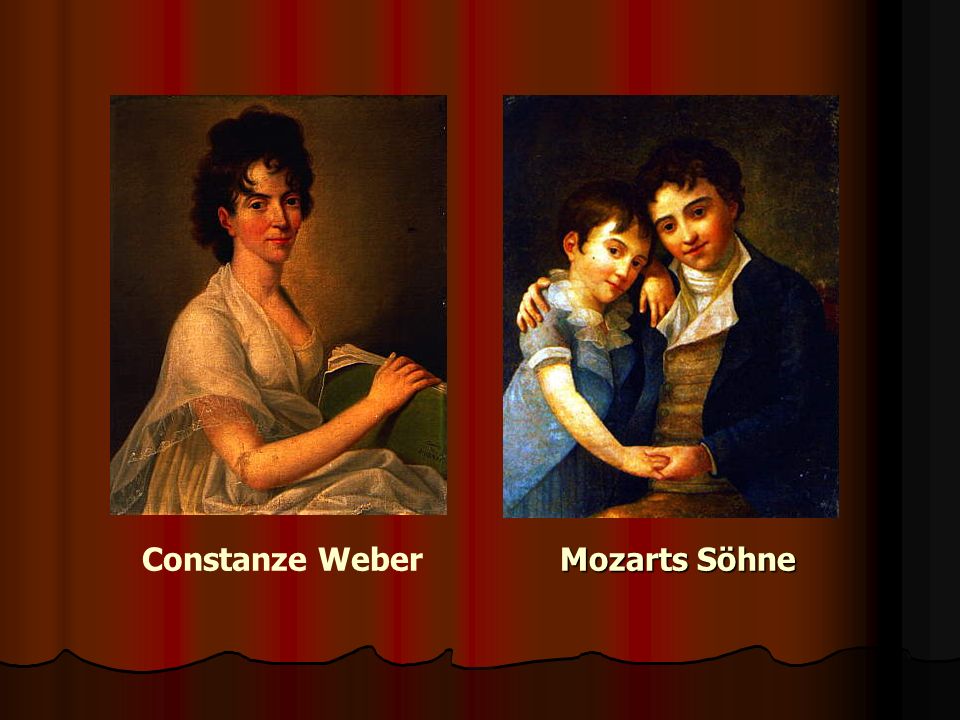 Constanze Weber Mozarts Söhne