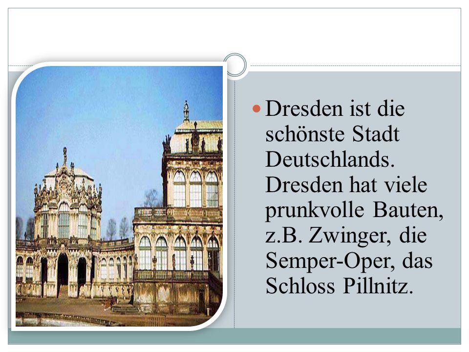 Dresden ist die schönste Stadt Deutschlands