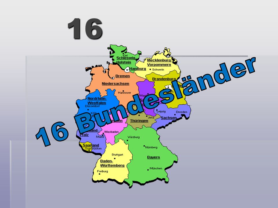16 16 Bundesländer