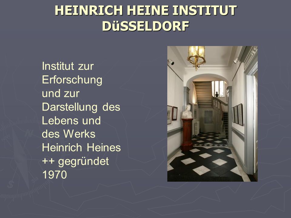 HEINRICH HEINE INSTITUT DüSSELDORF
