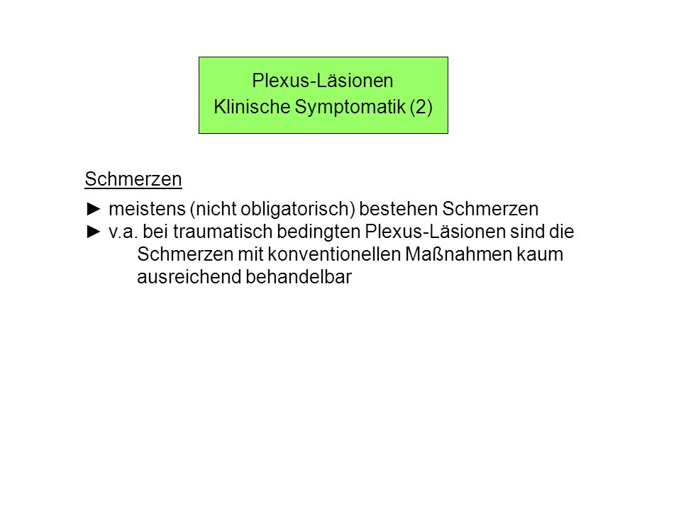 Klinische Symptomatik (2)