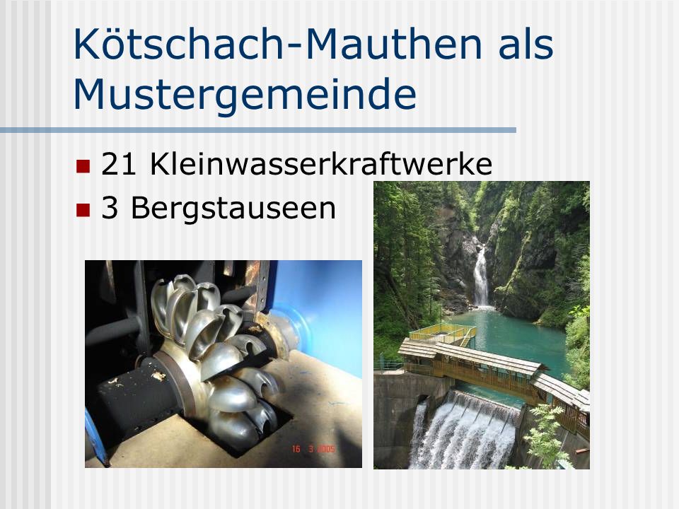 Kötschach-Mauthen als Mustergemeinde