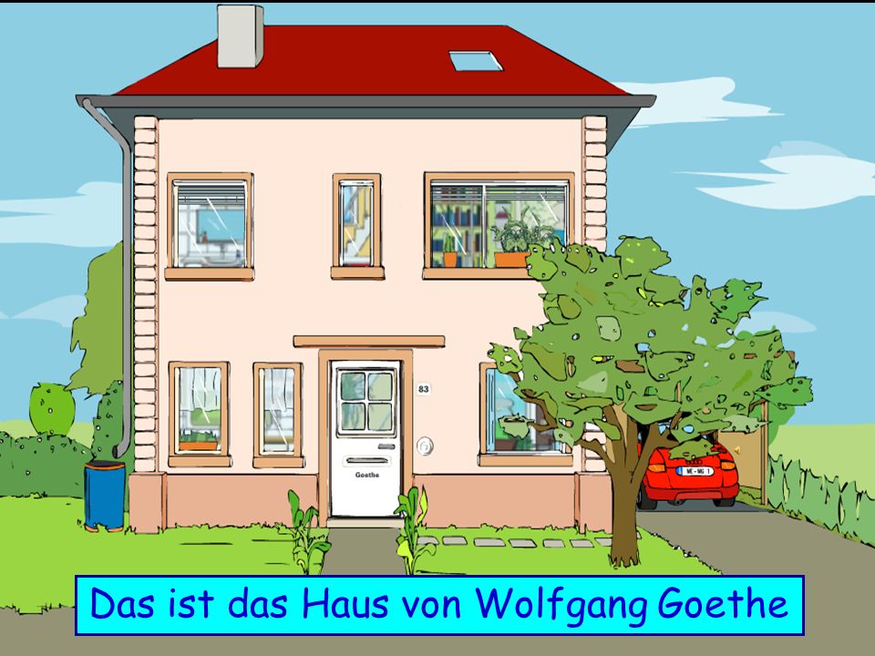 Präsentation zum Thema: "Das ist das Haus von Wolfgang Goethe"- P...