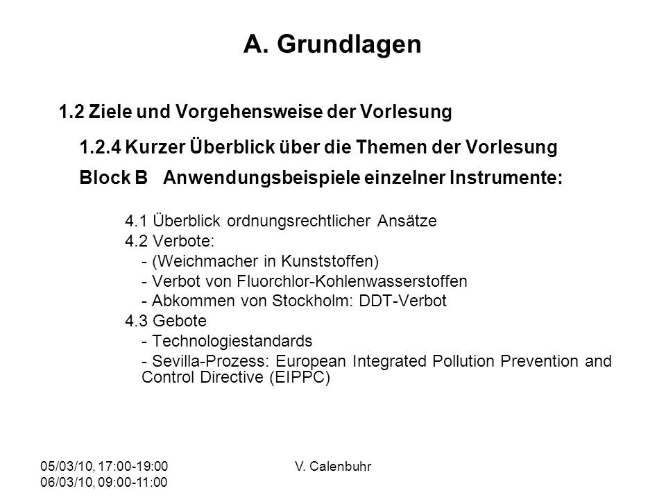 A. Grundlagen 1.2 Ziele und Vorgehensweise der Vorlesung