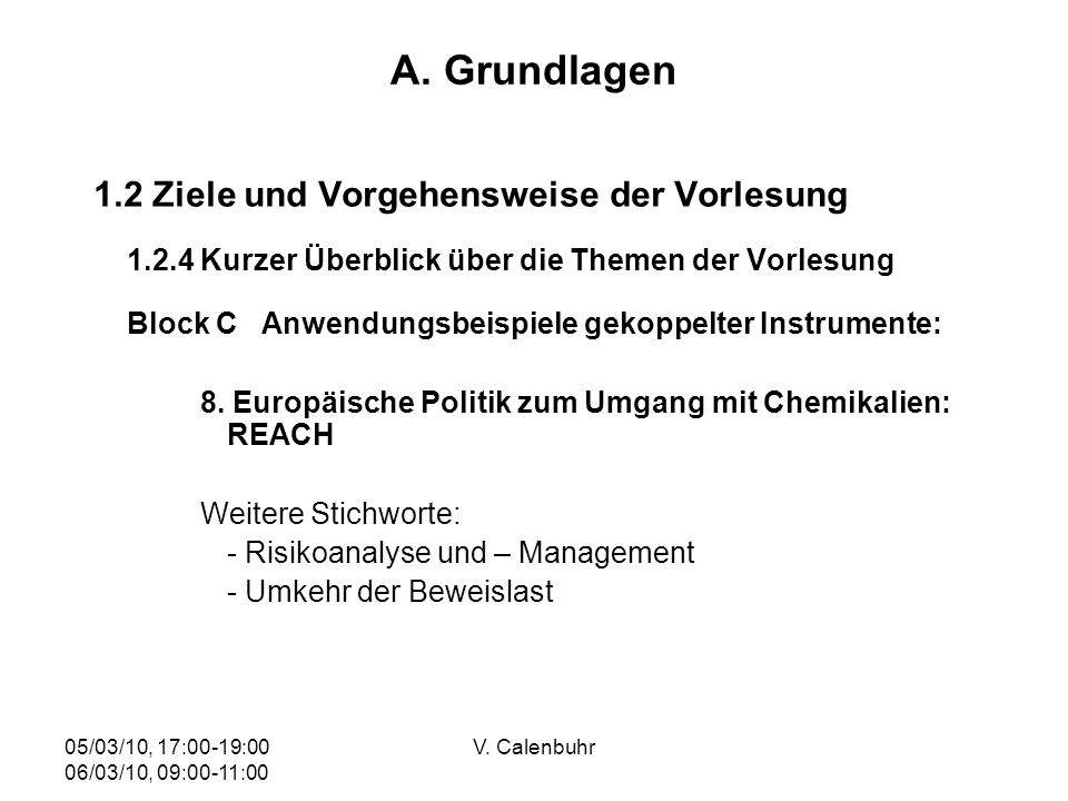 A. Grundlagen 1.2 Ziele und Vorgehensweise der Vorlesung