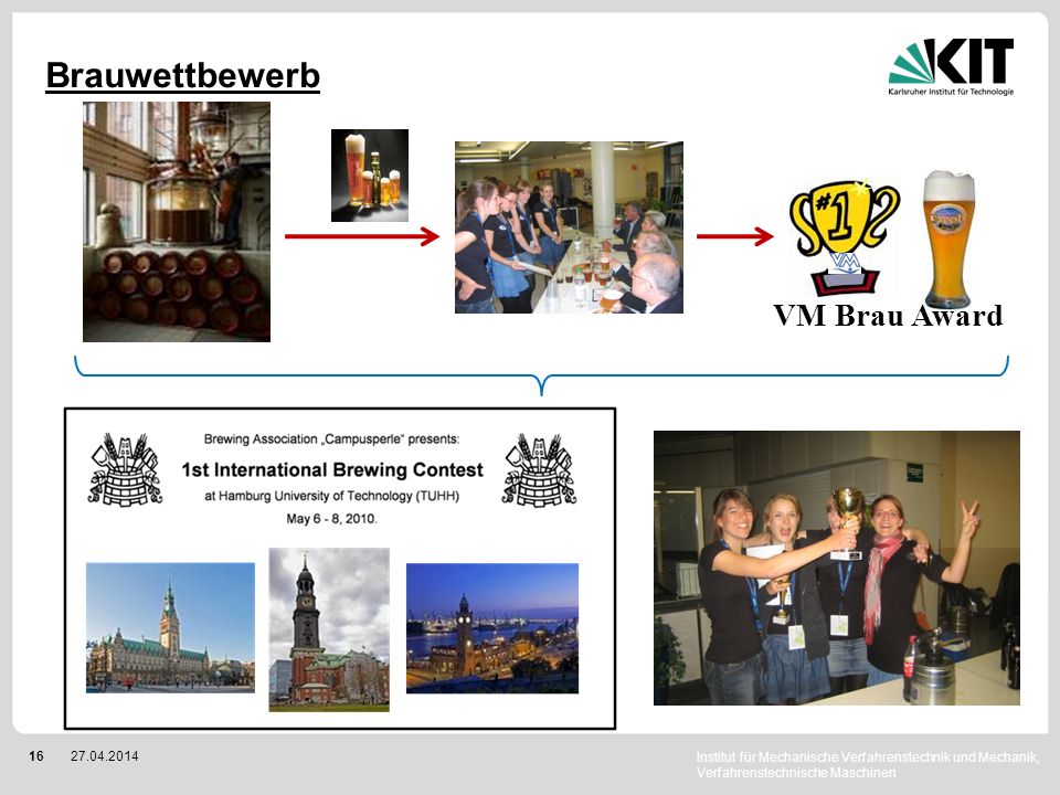 Brauwettbewerb VM Brau Award Prof. Dr. Max Mustermann | Musterfakultät