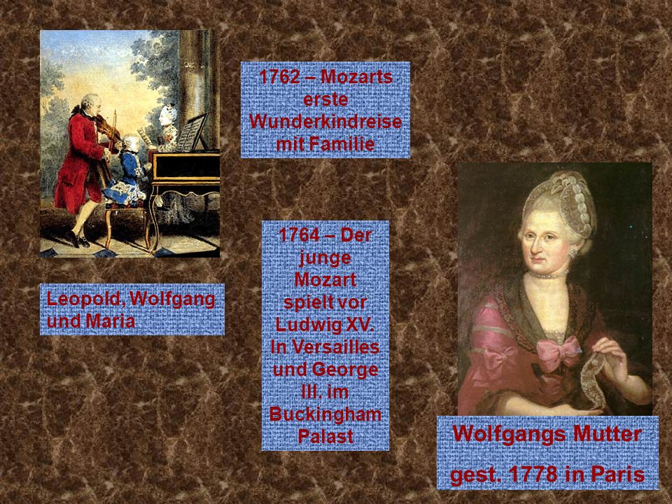 1762 – Mozarts erste Wunderkindreise mit Familie