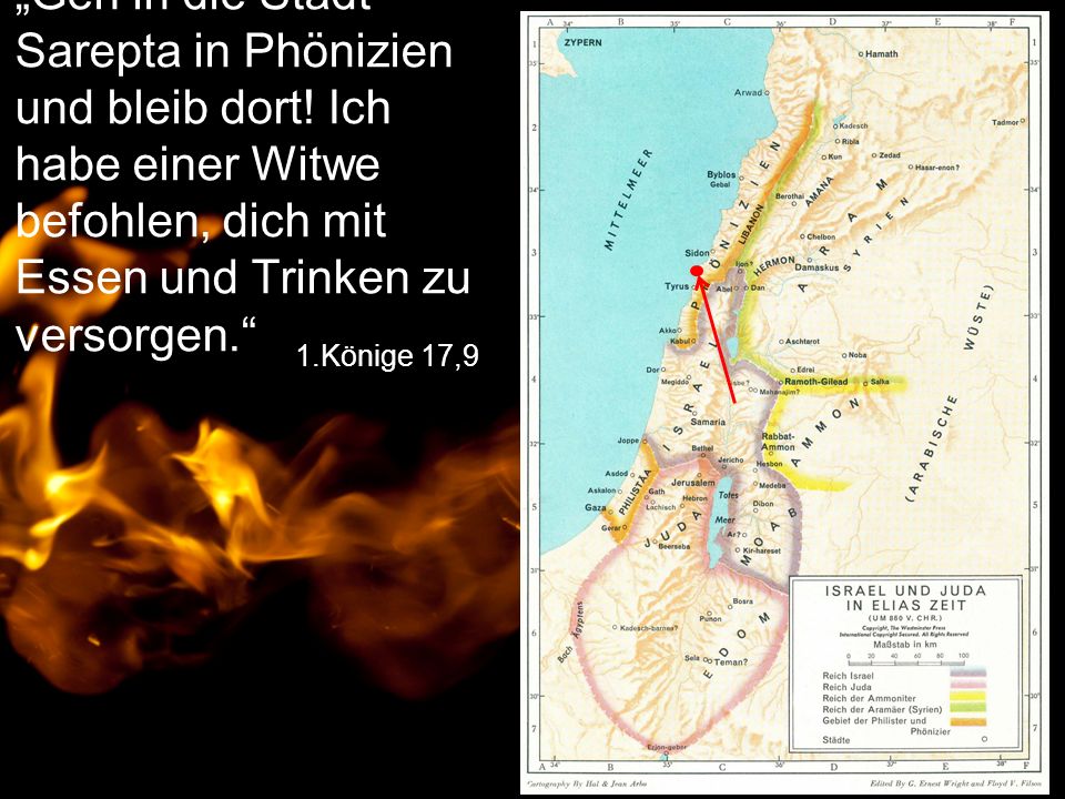 „Geh in die Stadt Sarepta in Phönizien und bleib dort