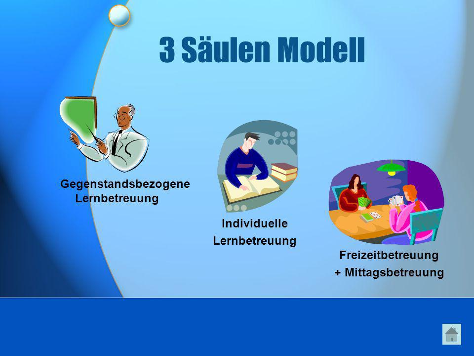 3 Säulen Modell Gegenstandsbezogene Lernbetreuung Individuelle