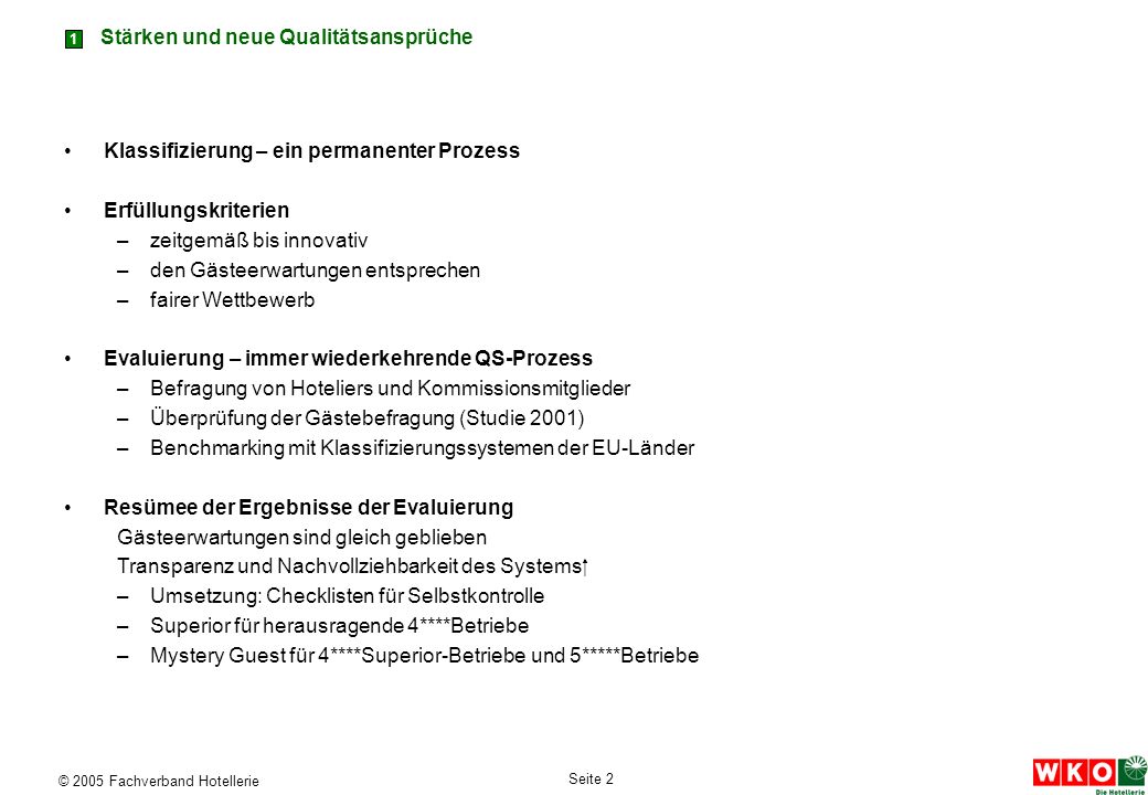 Resultate der Befragung der Kommissionsmitglieder und der Hoteliers