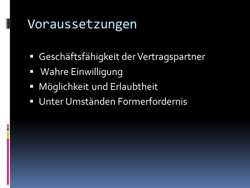 Voraussetzungen Geschäftsfähigkeit der Vertragspartner