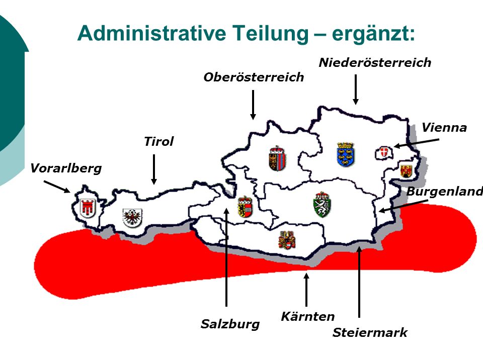 Administrative Teilung – ergänzt:
