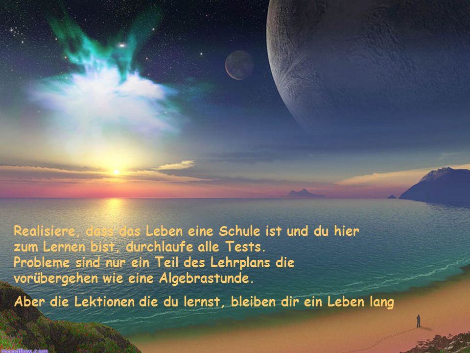 Aber die Lektionen die du lernst, bleiben dir ein Leben lang