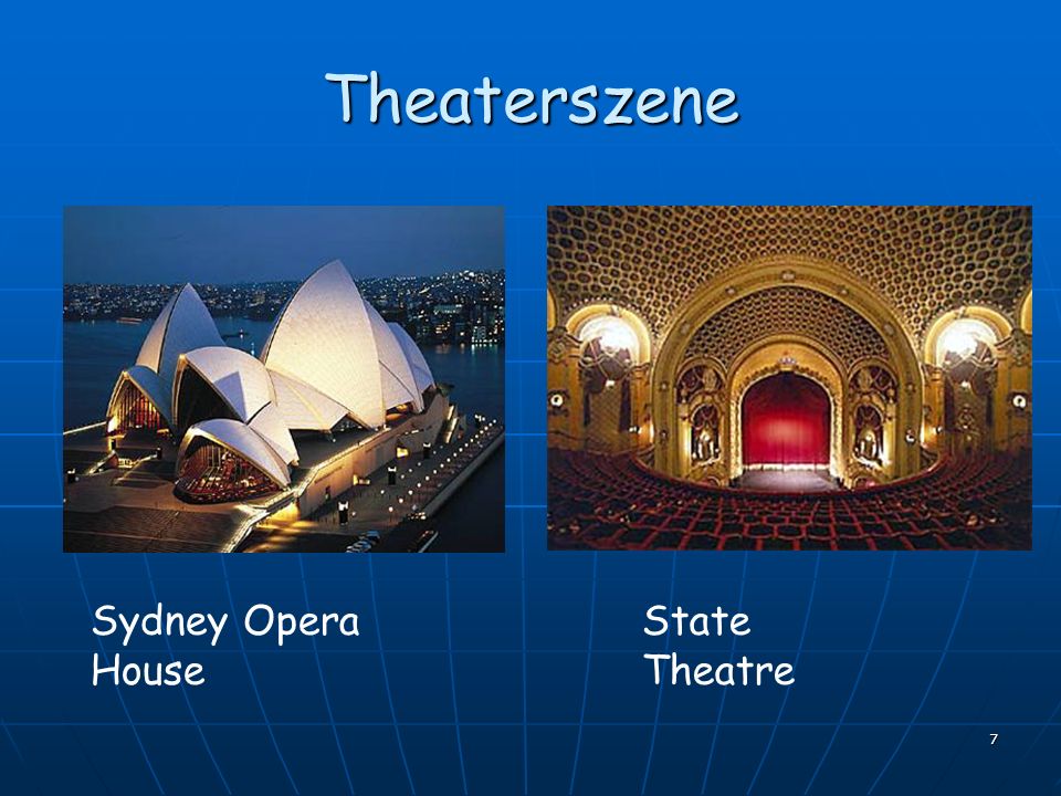 Theaterszene Sydney Opera House State Theatre