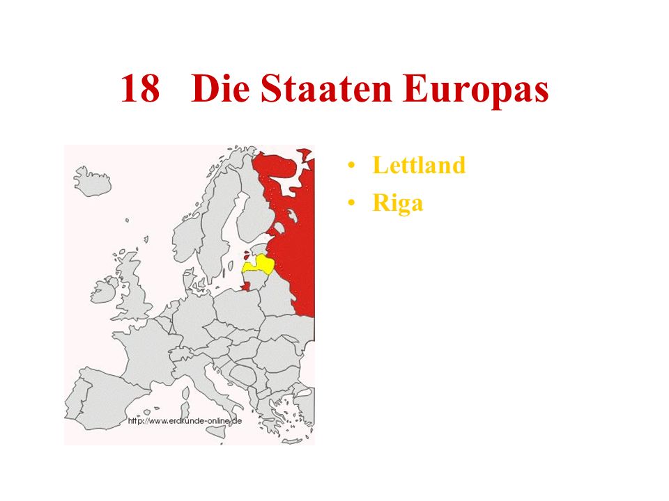 18 Die Staaten Europas Lettland Riga