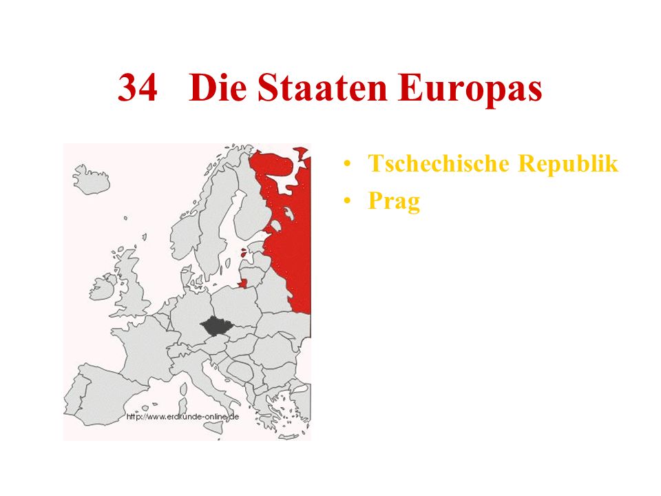 34 Die Staaten Europas Tschechische Republik Prag