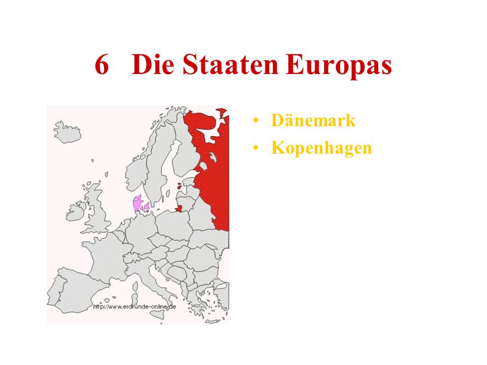 6 Die Staaten Europas Dänemark Kopenhagen
