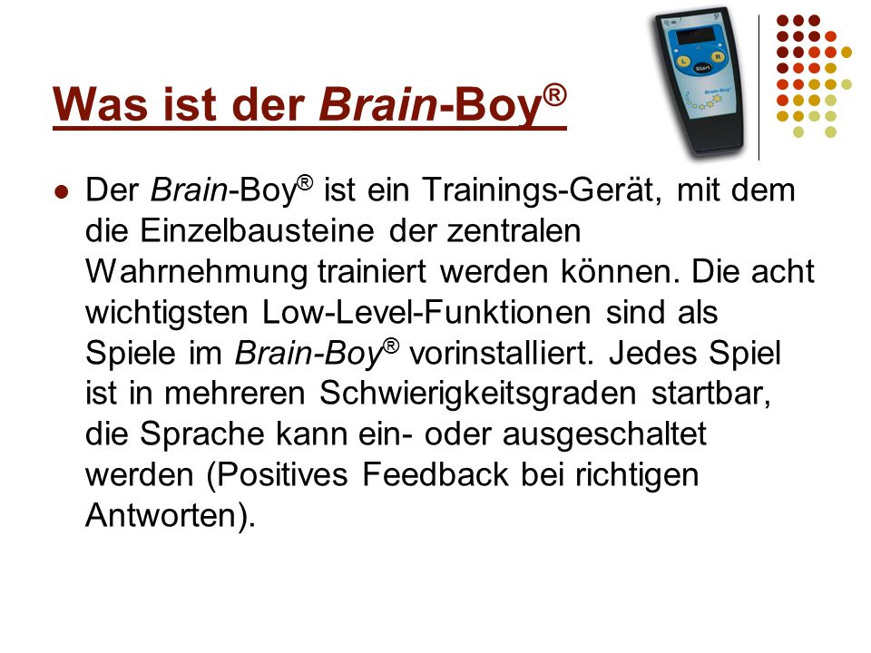 Was ist der Brain-Boy®