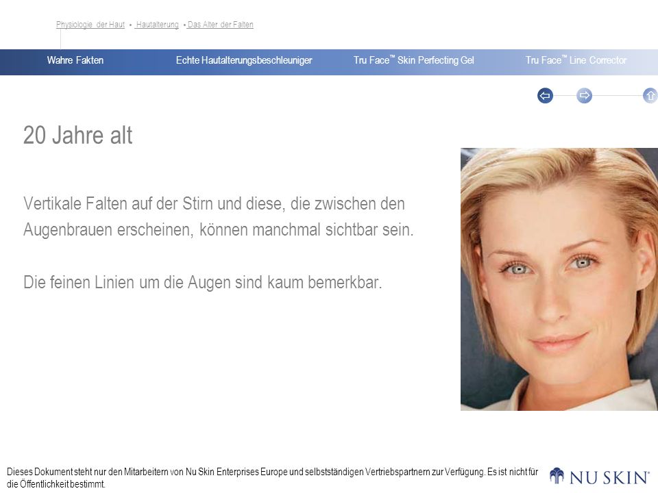 Physiologie der Haut  Hautalterung  Das Alter der Falten