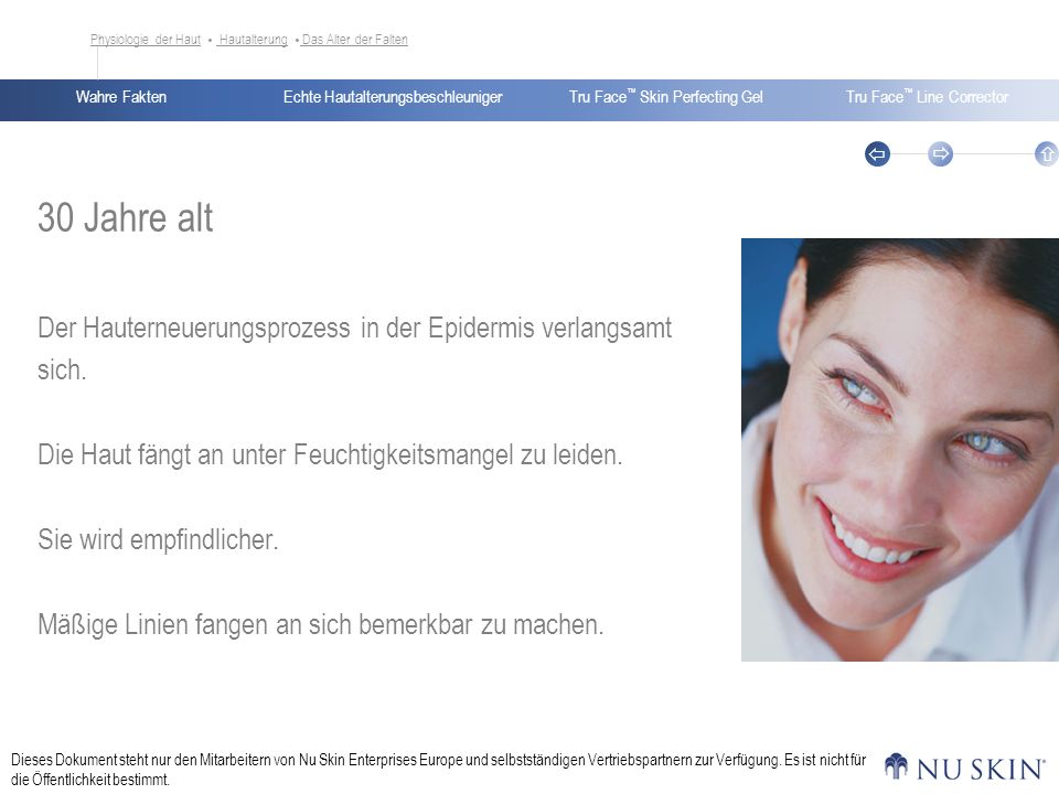 Physiologie der Haut  Hautalterung  Das Alter der Falten