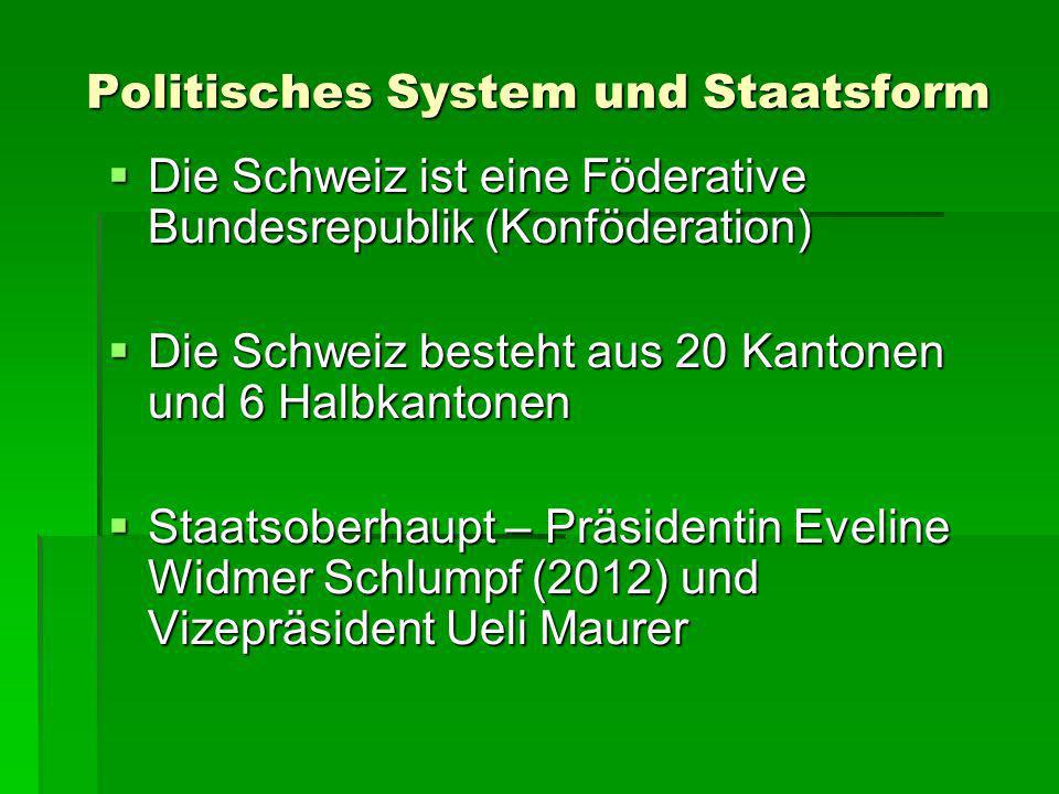Politisches System und Staatsform