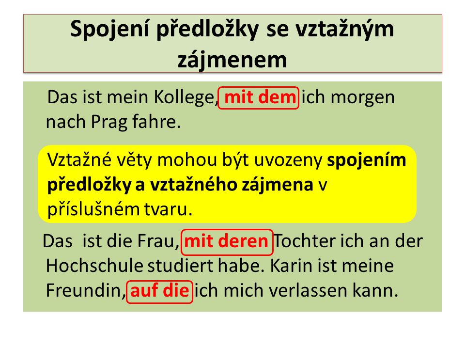 Spojení předložky se vztažným zájmenem