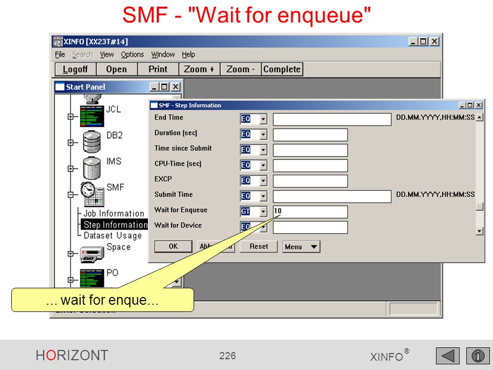 SMF - Wait for enqueue ... wait for enque...