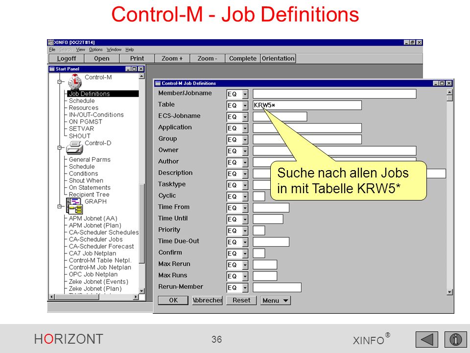 Control-M - Job Definitions