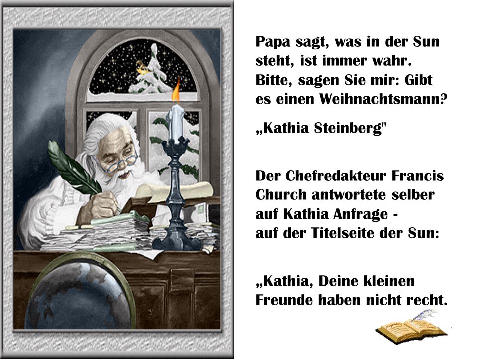 Papa sagt, was in der Sun steht, ist immer wahr
